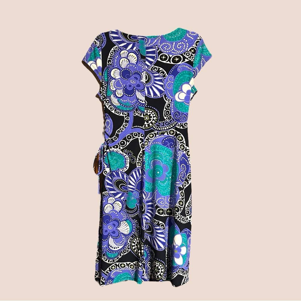 Evan Picone Floral Pattern Dress - Picture 4 of 4